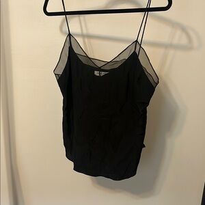 Amanda Uprichard Black Fitted Camisole Top